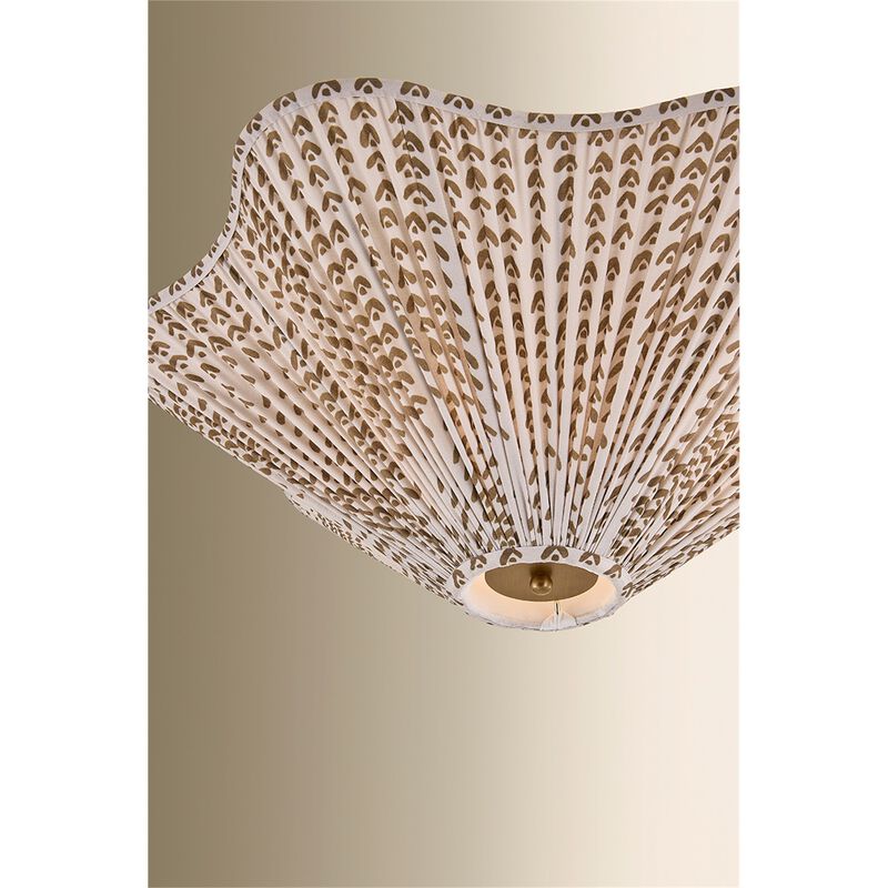 Elle 24 Inch Semi Flush Mount by Mitzi